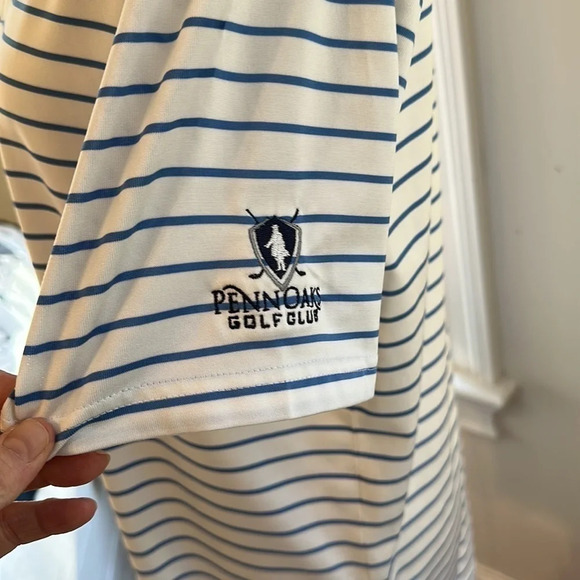 Golf Polo Shirts w/various logos, Lot of 3, Name Brands, Medium - Picture 3 of 11